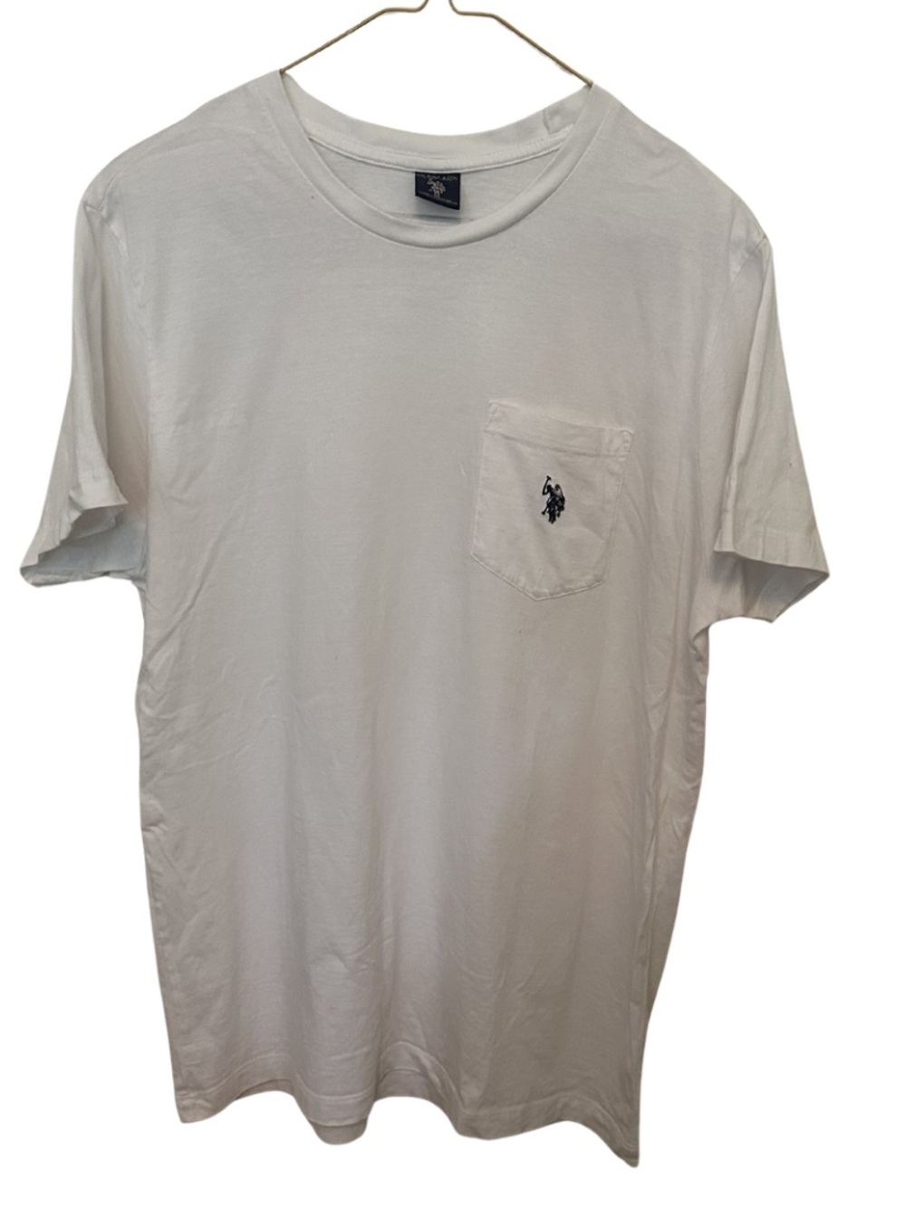 U.S. Polo Assn White Pocket Tee Men’s Medium